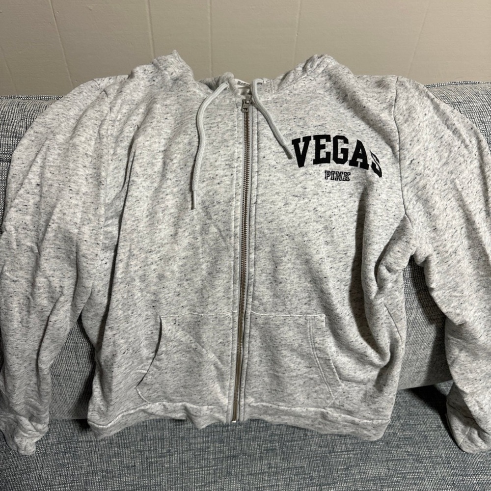 Victoria’s Secret PINK Gray Hoodie Zip Up
